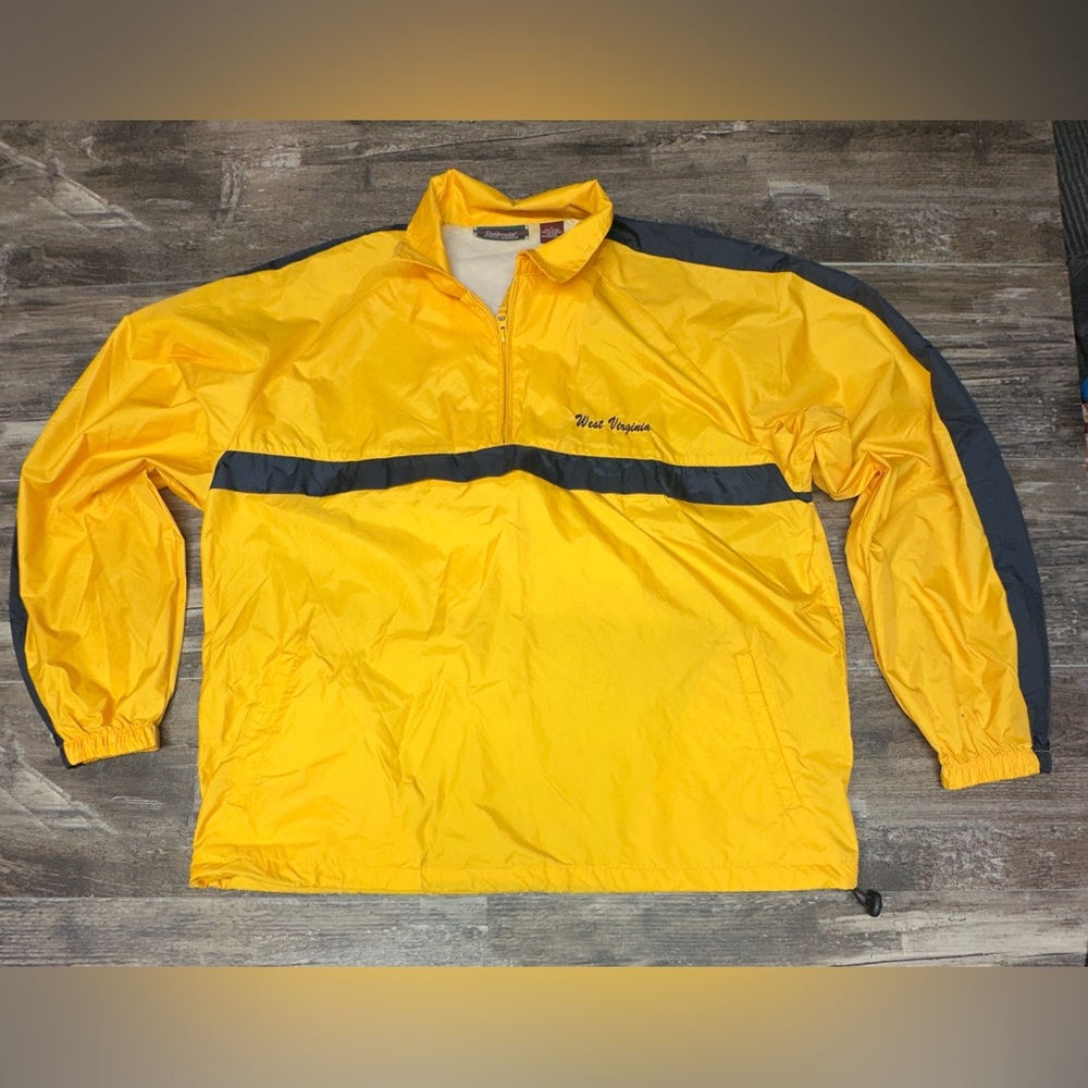 Dunbrooke West Virginia Mountaineers - WVU - Pullover Jacket - Large - GUC
